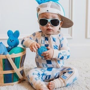 Dream Big Little Co EASTER WISHES DREAM - 2T Zip Romper